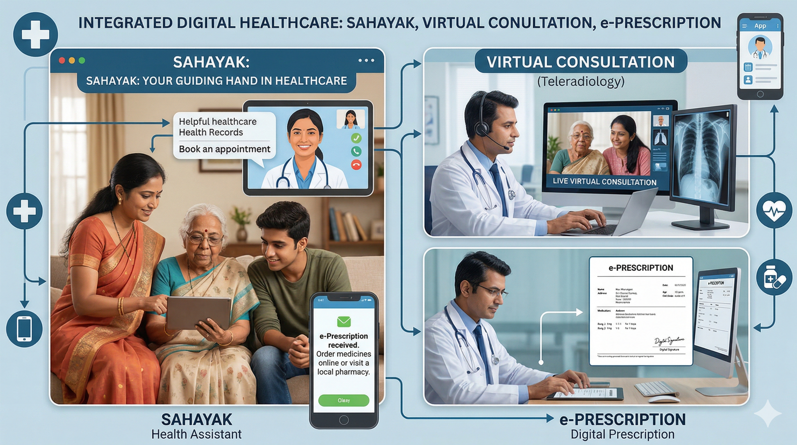 Digital support and 360 degree health assistance